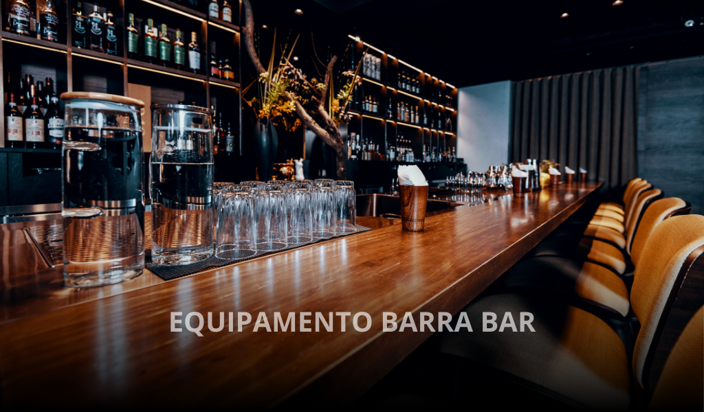 equipamento barra de bar